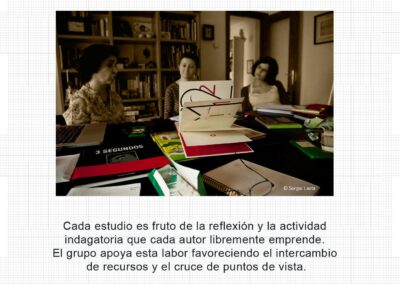 Círculo Hexágono. Divulgación. Pantalia Gestiones Culturales