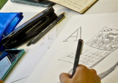 Talleres y cursos. El arte del jeroglifico. Pantalia Gestiones Culturales