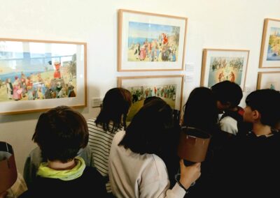 Exposición La nave de los necios. Una travesía de cuento en diálogo con la pintura flamenca.