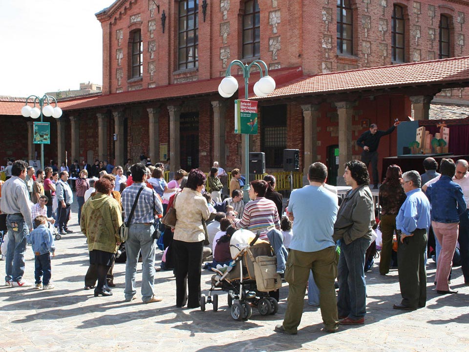 Feria del Libro Infantil en Zaragoza. Pantalia