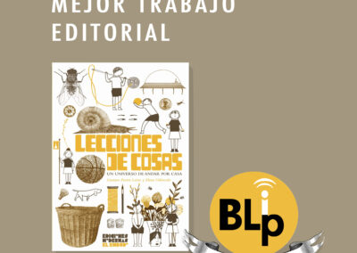 Finalistas BLIP25 Lecciones de cosas