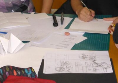 Talleres y cursos. Manos a la obra. Pantalia Gestiones Culturales
